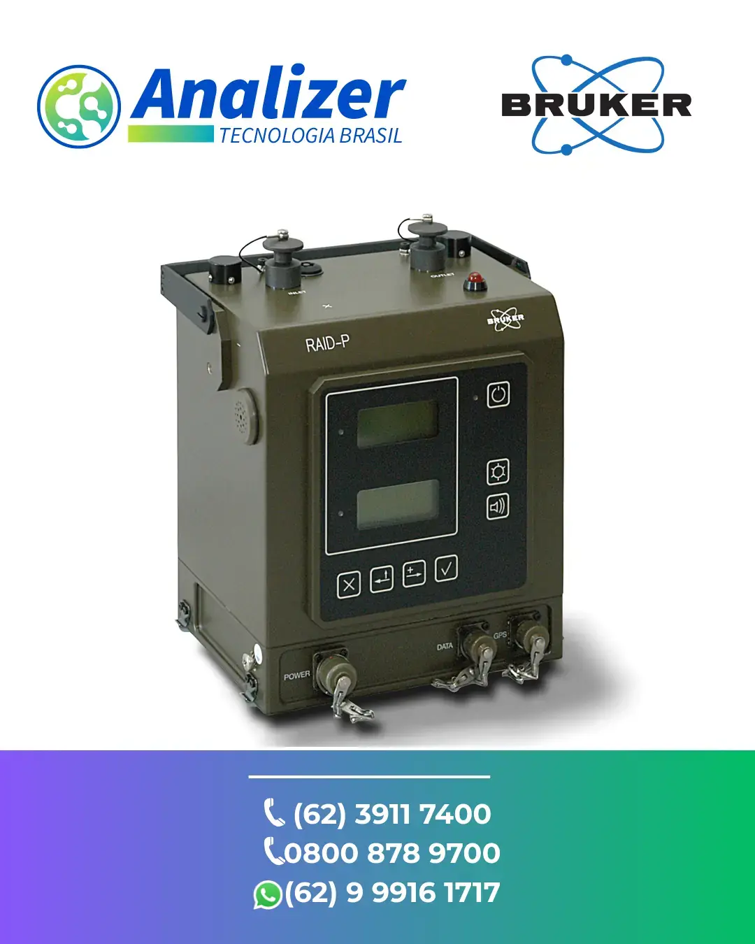 AJUSTE EM DETECTOR IMS PORTATIL E ESTACIONARIO RAID P BRUKER BRASIL