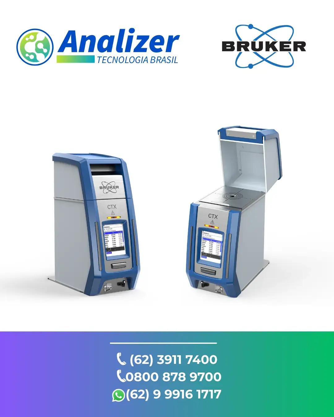 CONSERTO EM ESPECTROMETRO XRF DE BANCADA CTX BRUKER BRASIL