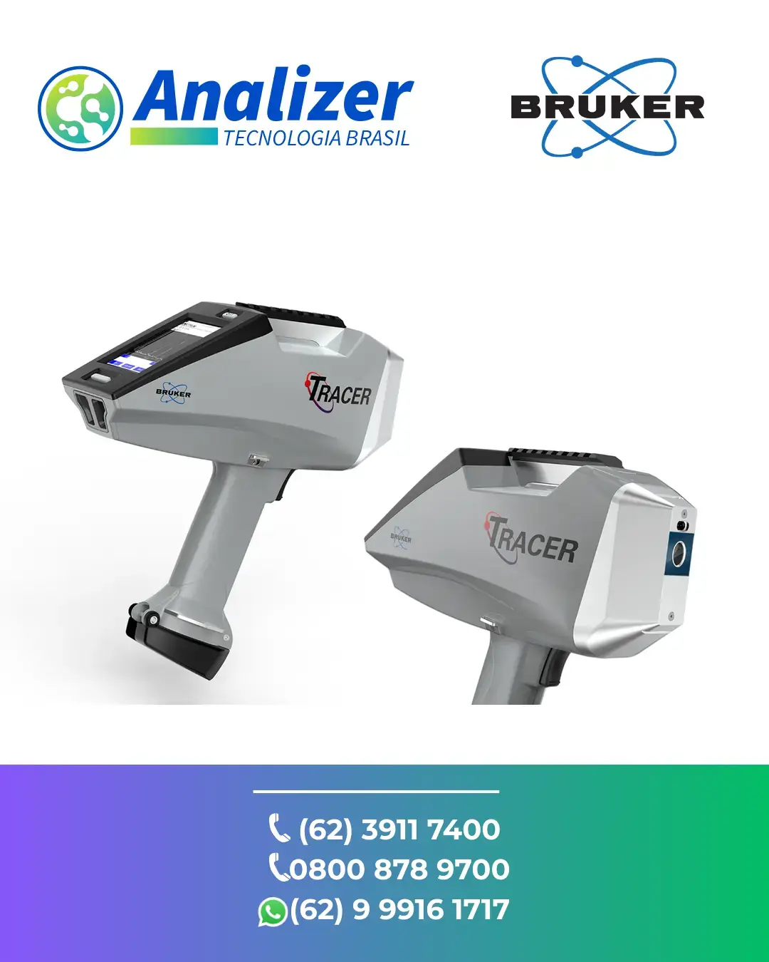 REPARO ANALISADOR XRF PORTATIL TRACER 5 BRUKER BRASIL
