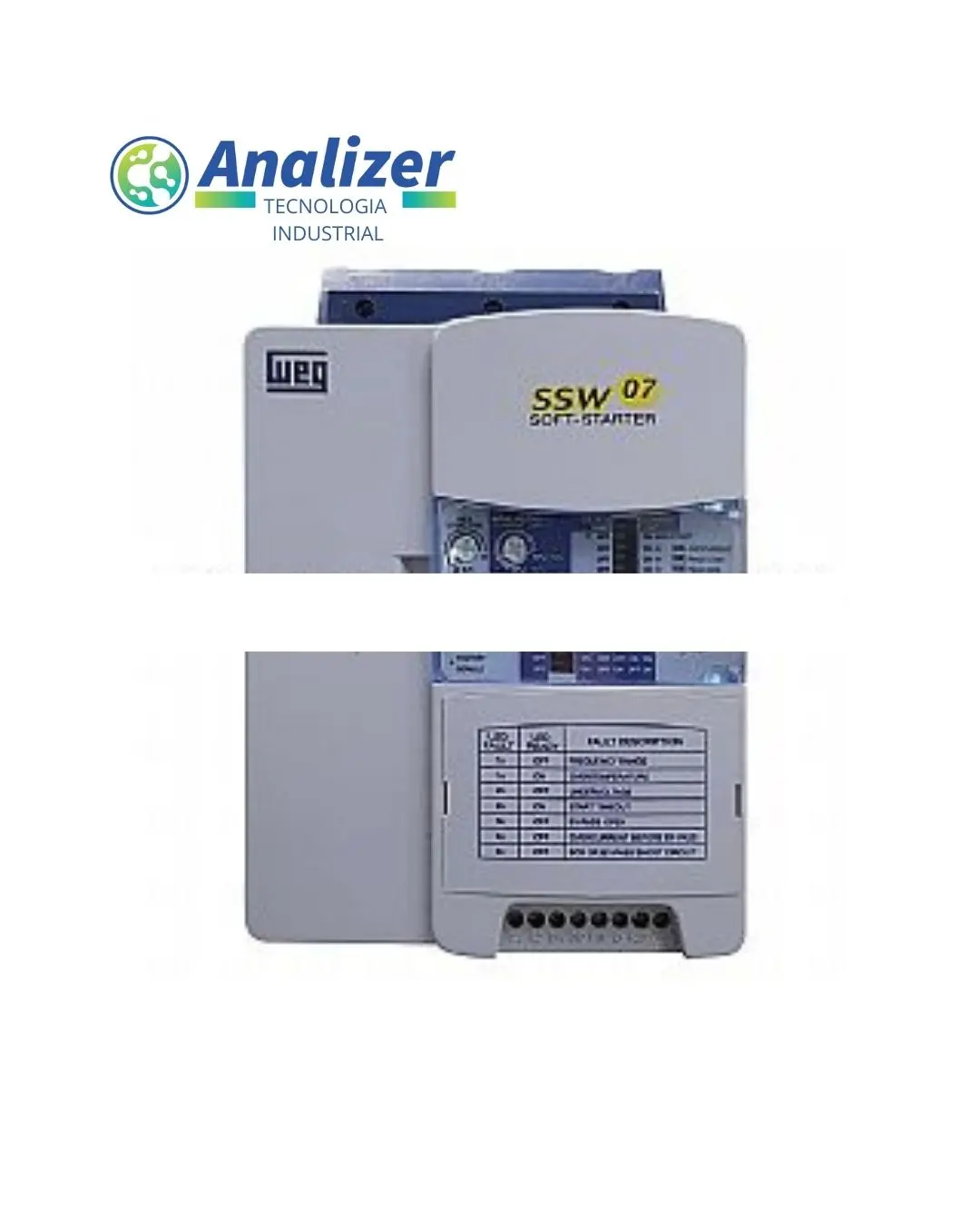 REPARO TÉCNICO EM SOFT STARTER WEG SSW07 BRASIL