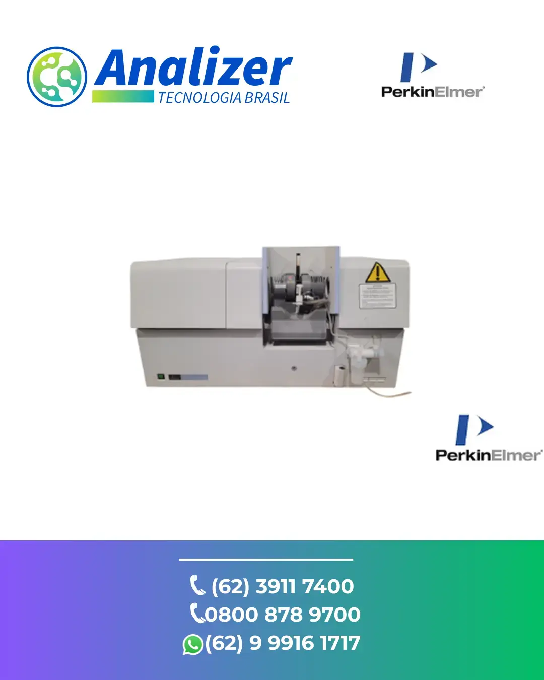 SERVIÇO CORRETIVO ESPECTROMETRO DE ABSORCAO ATOMICA AANALYST 600 PERKIN ELMER BRASIL